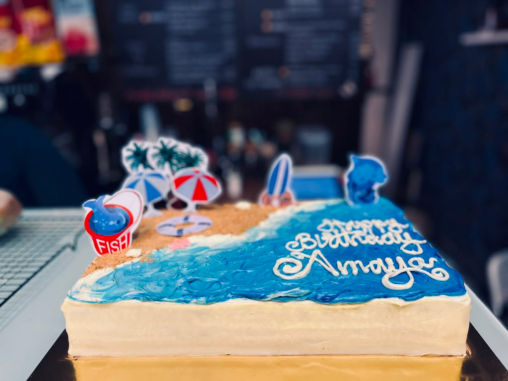 Beach Theme Chocolate cake 3kgs