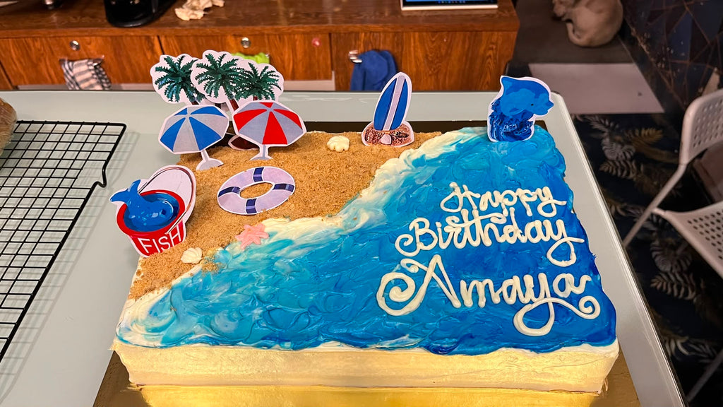 Beach Theme Chocolate cake 3kgs