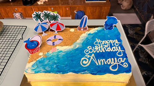 Beach Theme Chocolate cake 3kgs