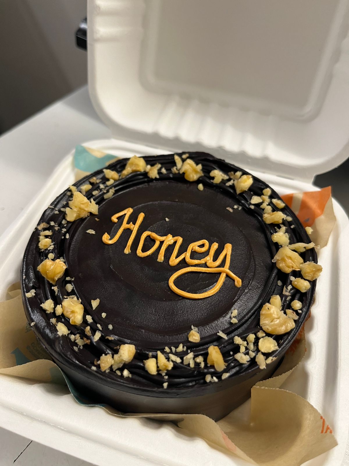 Chocolate Hazelnut Bento Cake