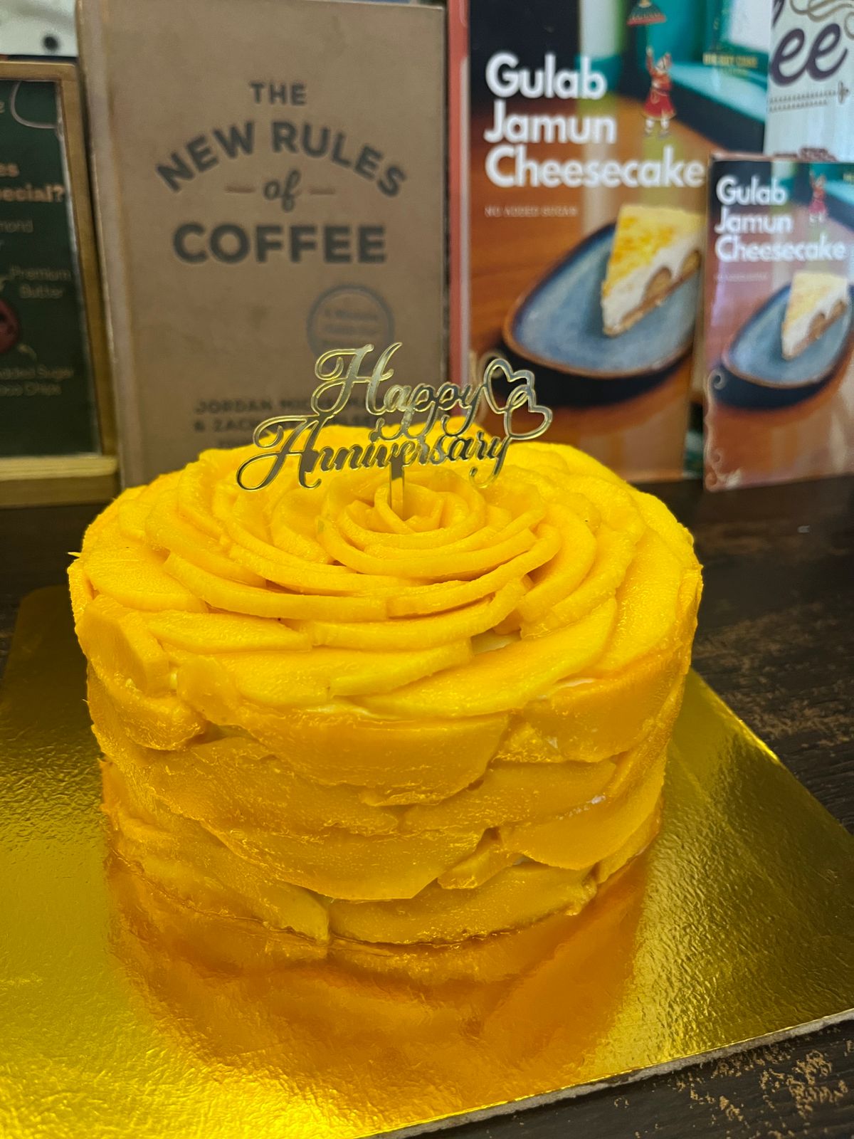 Refined Sugar Free Mango Vanilla Cake