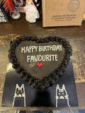 Heart themed Chocolate Truffle Birthday Cake