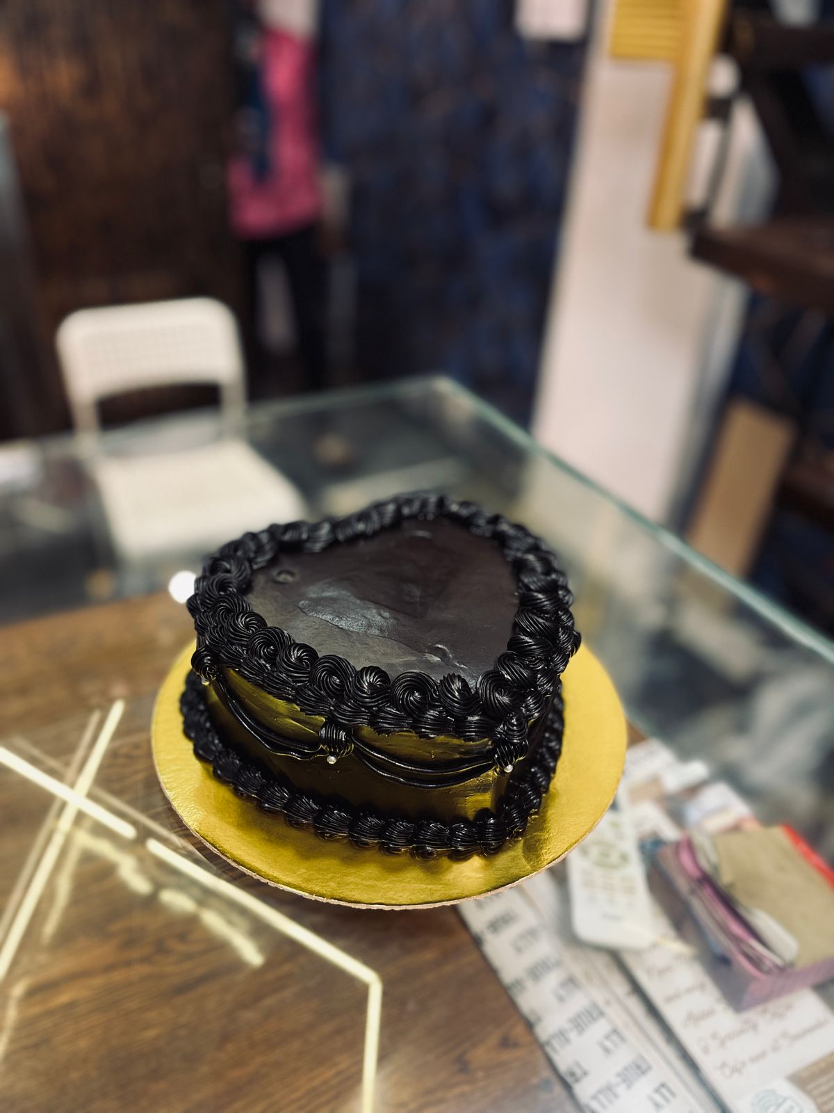 Heart themed Birthday Cake & No Added Sugar