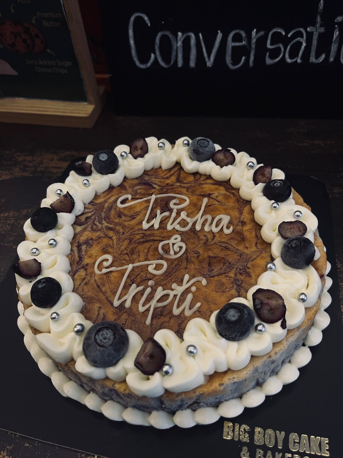 Zero Added Sugar Blueberry Cheesecake 1kg