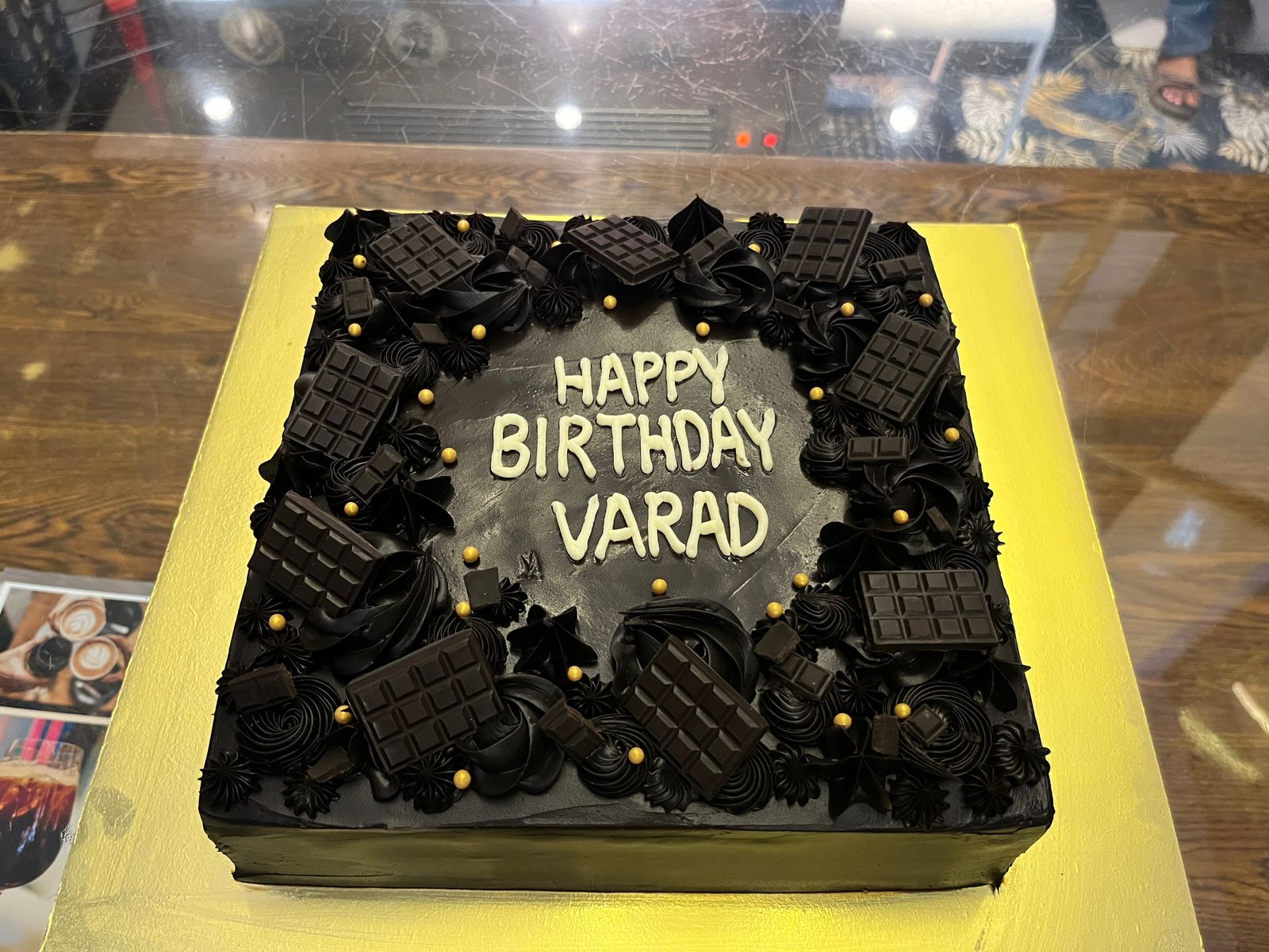 Chocolate Ganache Birthday Cake 1.5kg
