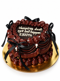 Vintage Chocolate Vampire Celebration Cake