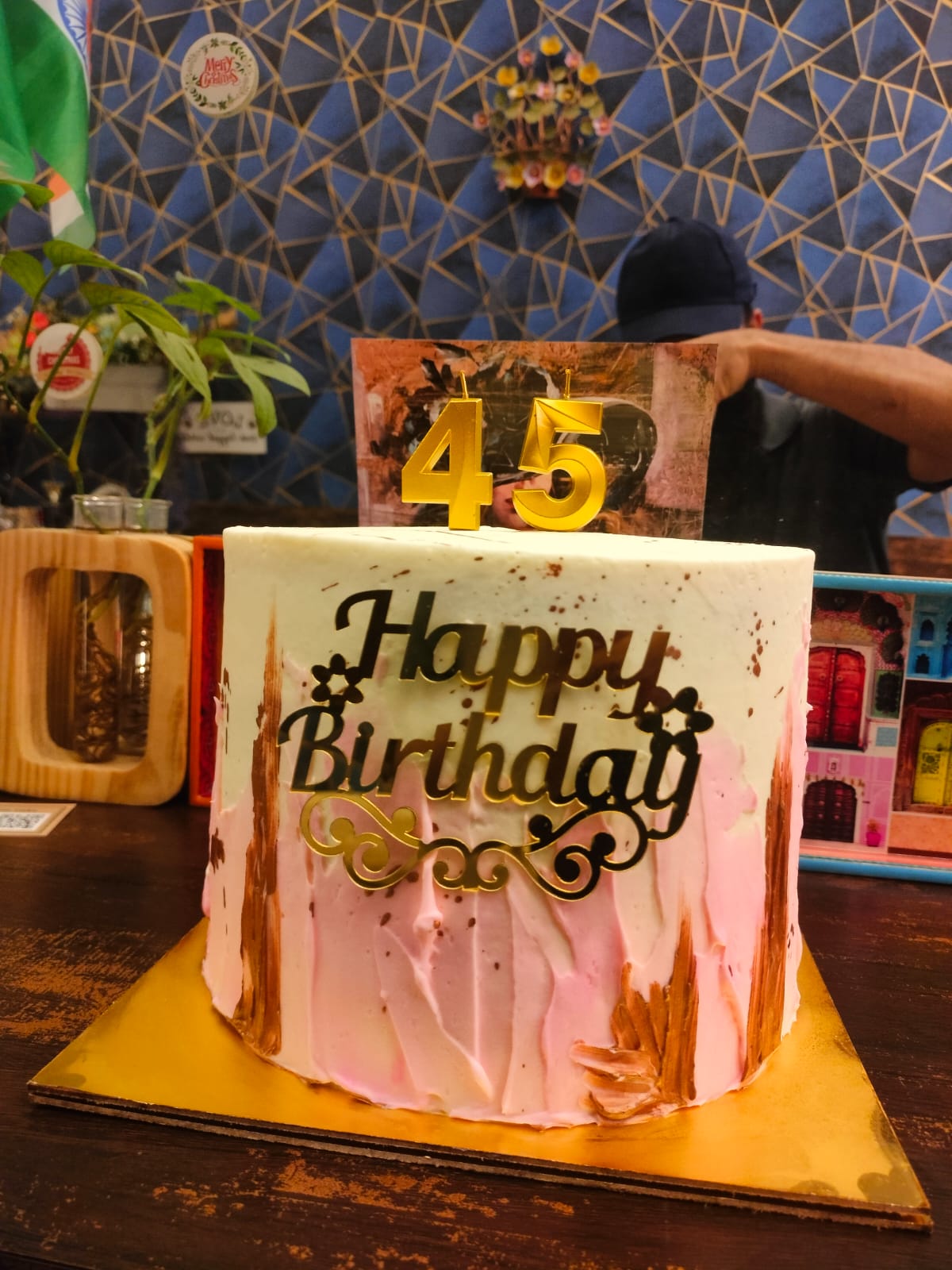 Zero Added Sugar Chocolate irish cream birthday cake