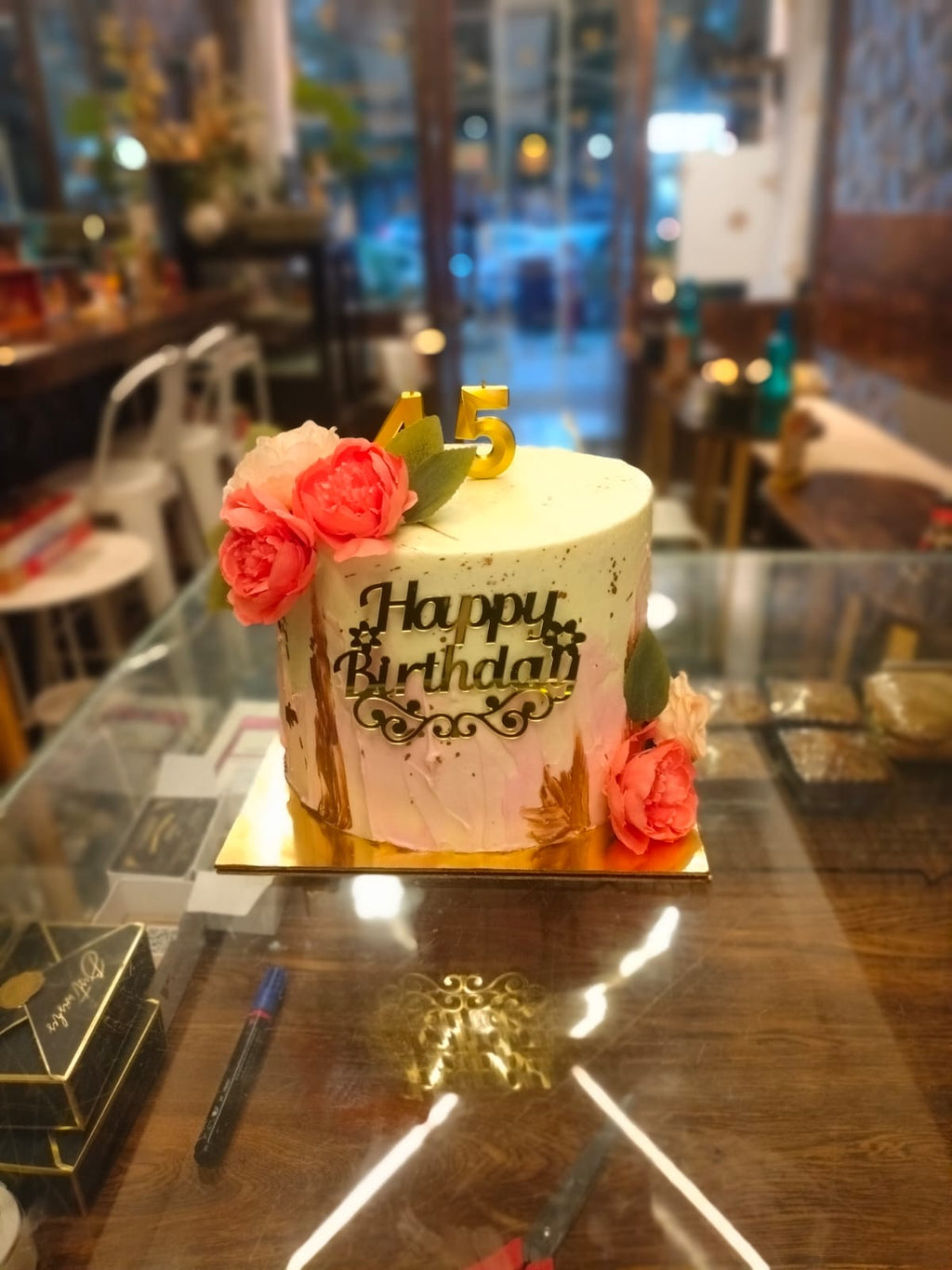 Zero Added Sugar Chocolate irish cream birthday cake