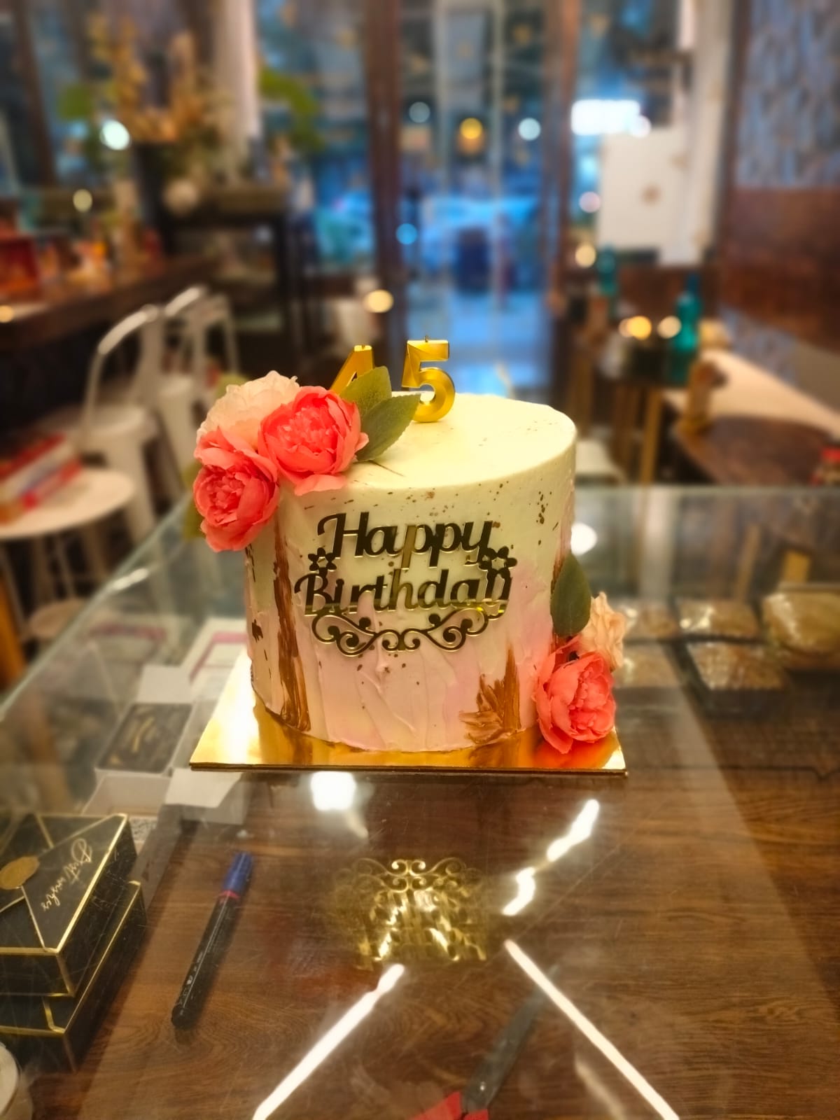Zero Added Sugar Chocolate irish cream birthday cake