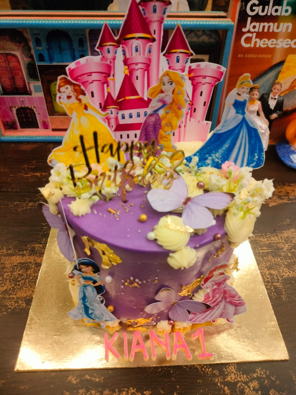 Princess Themed Chocolate Cake 1/2 kg