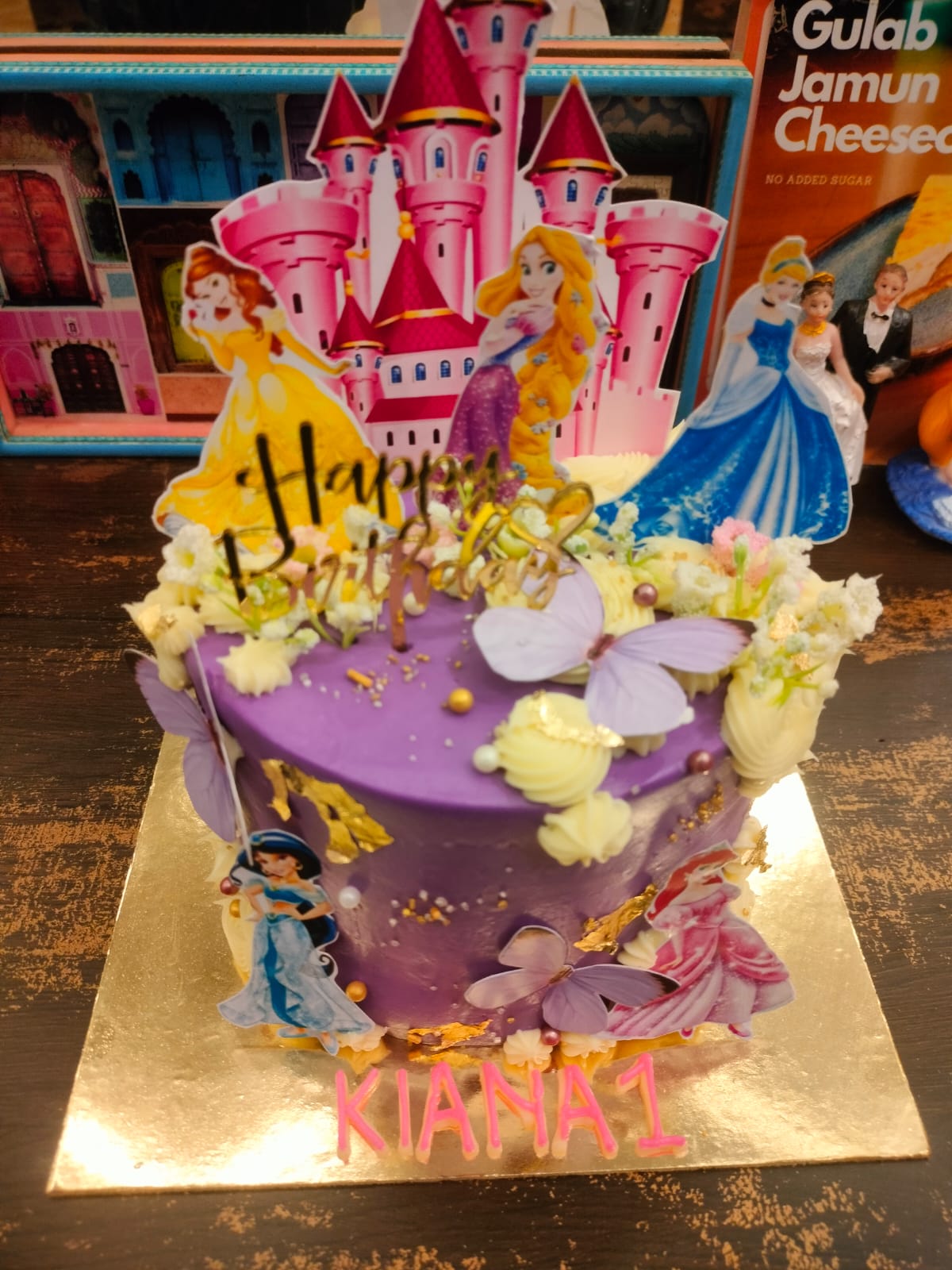 Princess Themed Chocolate Cake 1/2 kg