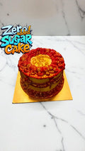 Gold and Red Vintage & Luxury themed Chocolate Cake 1kg